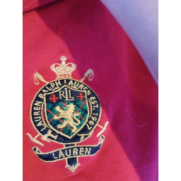 Lauren Ralph Lauren Womens Red Polo Shirt Crest Logo 3XL - Picture 4 of 8